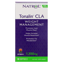 Кон'югована лінолева кислота, Tonalin CLA, Natrol, 90 кгелевих капсул