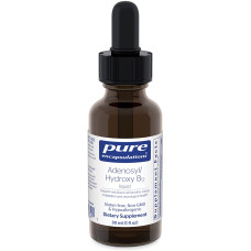 Вітамін B12, Adenosyl/Hydroxy B12, Pure Encapsulations, у формі аденозилкобаламіну та гідроксикобаламіну, 30 мл
