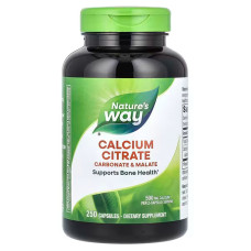 Цитрат кальцію, Calcium Citrate, Nature's Way, 500 мг, 250 капсул (250 мг на капсулу)