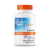 Лютеин, Lutein, Doctor's Best, лютемакс, 20 мг, 180 гелевых капсул