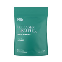 Коллаген + МСМ Флекс, Collagen + MSM Flex, My Nutri Week, с подсластителем, вкус манго и маракуйя, 270 г