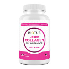 Морський колаген, Marine Collagen, Biotus, 120 капсул