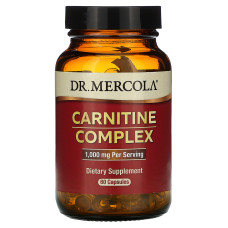 Карнітіновий комплекс, Carnitine Complex, Dr. Mercola, 1000 мг, 60 капсул