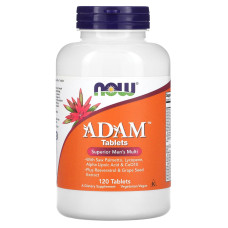 Витаминный комплекс Адам, Adam, Men's Multi, Now Foods, 120 таблеток