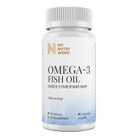 Омега-3 риб'ячий жир, Omega-3 Fish Oil, My Nutri Week, 1000 мг, 120 капсул