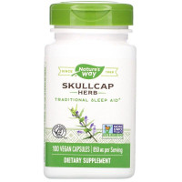 Шоломник, Scullcap Herb, Nature's Way, 850 мг, 100 веганських капсул (425 мг у капсулі)