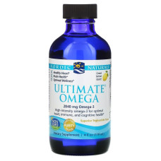 Концентрат риб'ячого жиру (лимон), Ultimate Omega, Nordic Naturals, 119 мл.