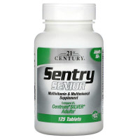 Мультивитамины и минералы для взрослых 50+, Multivitamin & Multimineral, 21st Century, 125 таблеток