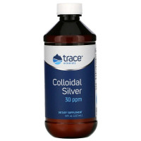 Коллоидное серебро, Colloidal Silver, Trace Minerals Research, 30 PPM, 237 мл.