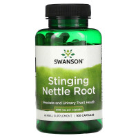 Крапива двудомная, Stinging Nettle Root, Swanson, корень, 500 мг, 100 капсул