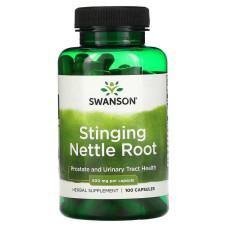 Крапива двудомная, Stinging Nettle Root, Swanson, корень, 500 мг, 100 капсул