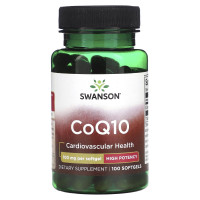Ультра коензим Q10, Ultra CoQ10, Swanson, 100 мг, 100 гелевих капсул