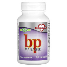 Поддержка кровяного давления, bp Manager, Nature's Way, 90 таблеток