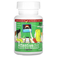 Внимательный ребенок, Attentive Child, Source Naturals, 60 таблеток