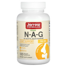 Ацетилглюкозамин, N-A-G, Jarrow Formulas, 700 мг, 120 капсул
