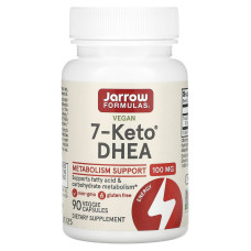 7-Кето ДГЭА дегидроэпиандростерон, 7-Keto DHEA, Jarrow Formulas, 100 мг, 90 капсул