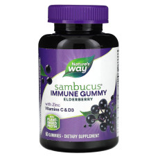 Черная бузина, Sambucus Gummies, Nature's Way, 60 таблеток