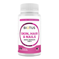 Волосы, кожа и ногти, Hair, Skin & Nails, Biotus, 60 таблеток