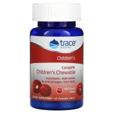 Мультивітаміни для дітей, Complete Multi Children's, Trace Minerals, зі смаком дикої вишні, 60 жувальних вафель