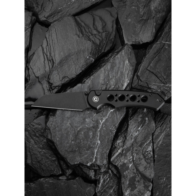 Ніж складаний туристичний Civivi Pragma Prime, (8.9 см) 14C28N / Aluminum чорний