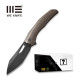 Ніж складаний туристичний WE Knife Ignio Mystery Box, (8.4 см) CPM 20CV / титан 6AL4V бронзовий