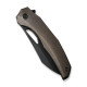 Ніж складаний туристичний WE Knife Ignio Mystery Box, (8.4 см) CPM 20CV / титан 6AL4V бронзовий