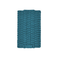 Матрац туристичний надувний двомісний Naturehike CNK2550WS019, 200х125х6.5 см, синій із вбудованою помпою для надування