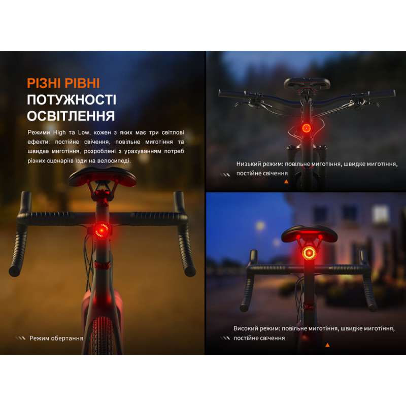 Велофара задня Fenix BC06R