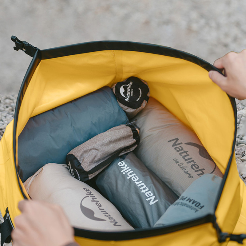 Водонепроникна дорожня сумка Naturehike CNK2450XB015, 90 л, жовта