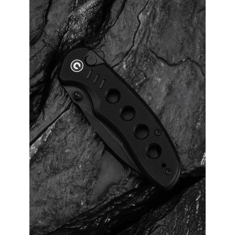 Ніж складаний кишеньковий Civivi Triptych, (7.6 см) 14C28N / G10 чорний