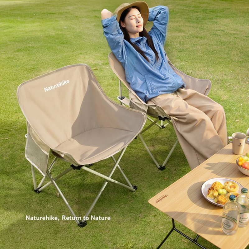Крісло туристичне складане Naturehike Stellaluna T01 CNH23JU13002, L, хакі