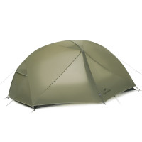 Намет надлегкий двомісний Naturehike Mongar Hiking Tent Pro CNK2550WS037, 20D, зелений