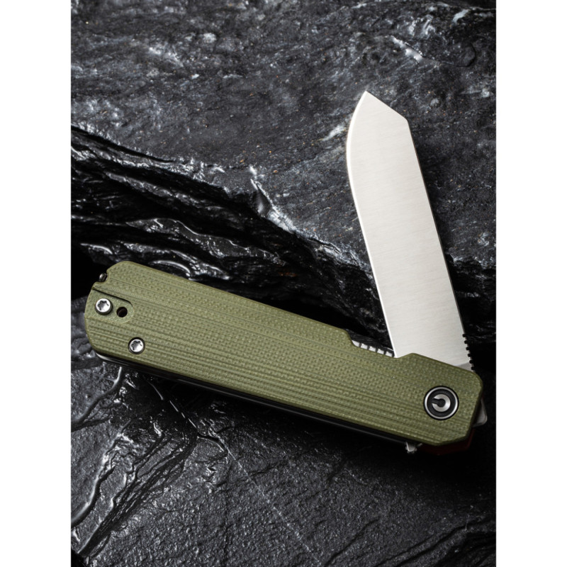 Ніж складаний кишеньковий Civivi Sendy, (7.2 см) Nitro-V / G10 темно-зелений