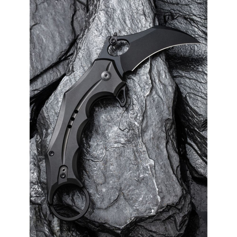 Ніж складаний кишеньковий Civivi Incisor II, (5.1 см) Nitro-V / Aluminum чорний