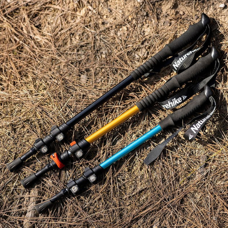 Трекінгові палиці 2шт Naturehike Men ST 01 6061 AL NH17D001-Z, 3-сек.,алюміній,сині