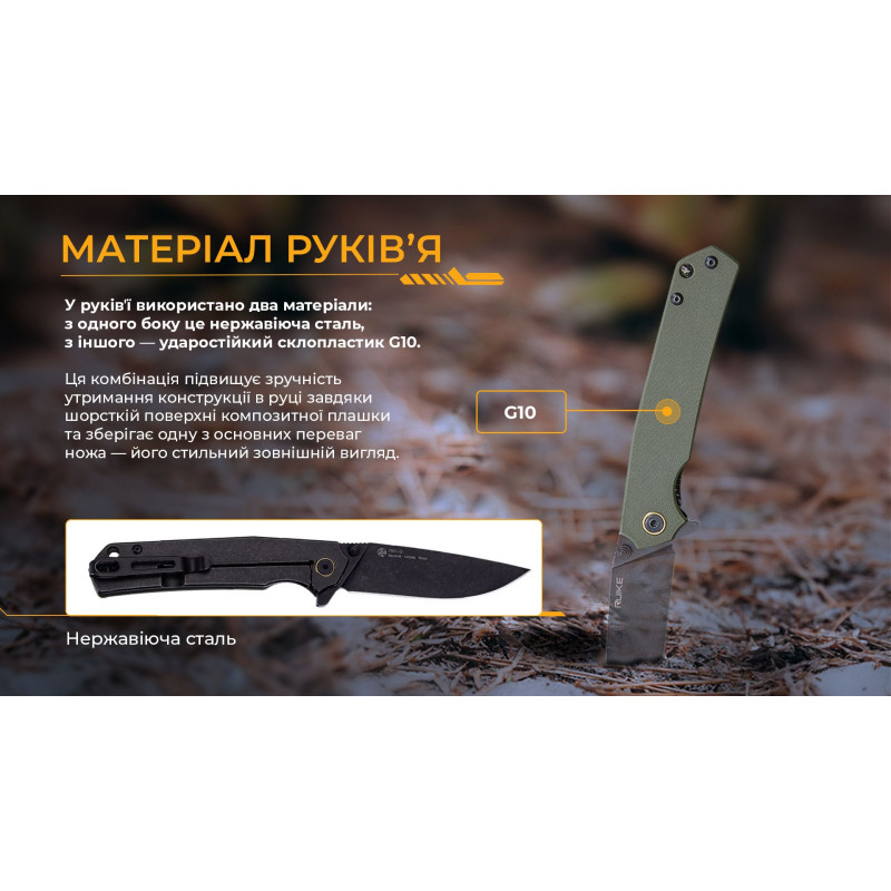 Ніж складаний Ruike P801-G