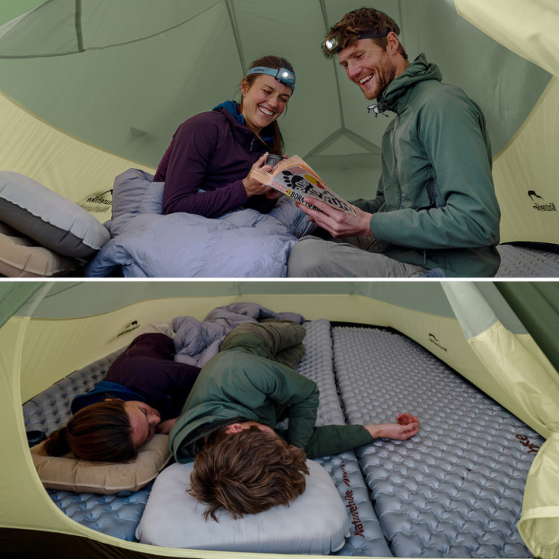 Намет надлегкий тримісний Naturehike Cloud Up Pro CNK2350WS020, 20D, зелений