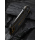Ніж складаний тактичний Civivi Buster FG, (10.7 см) Nitro-V / G10 чорно-золотий