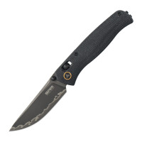 Ніж складаний туристичний SRM Medal (8,2 см) 140Cr / Micarta, чорний