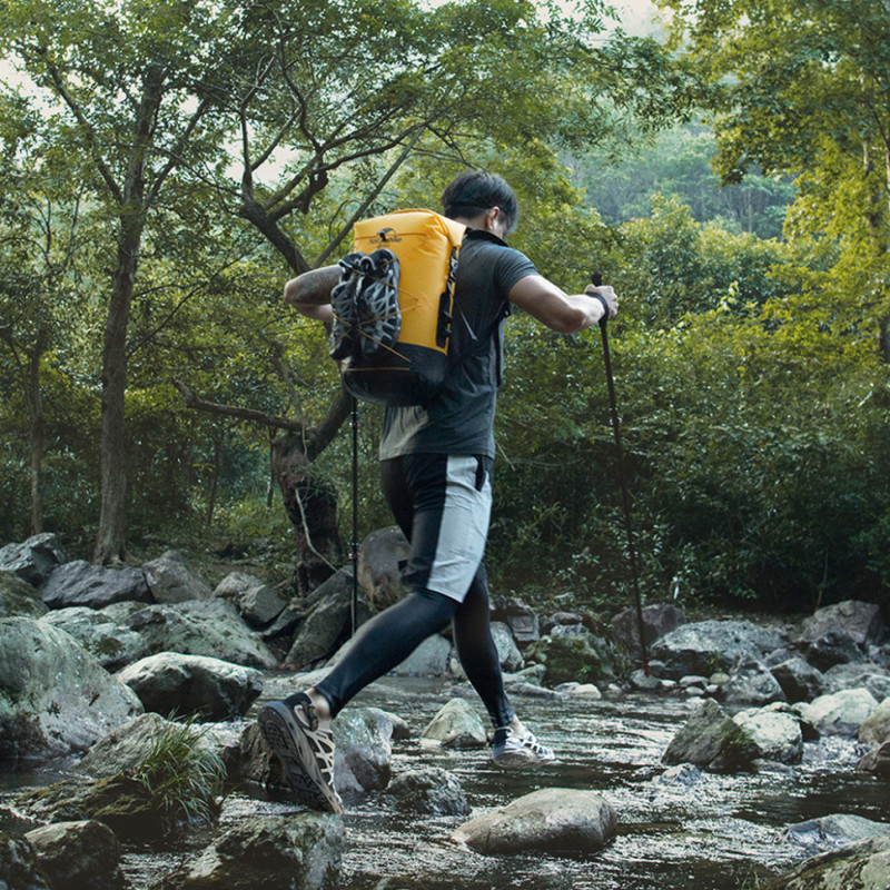 Водонепроникний туристичний рюкзак Naturehike NH21FSB04, 30 л, жовтий