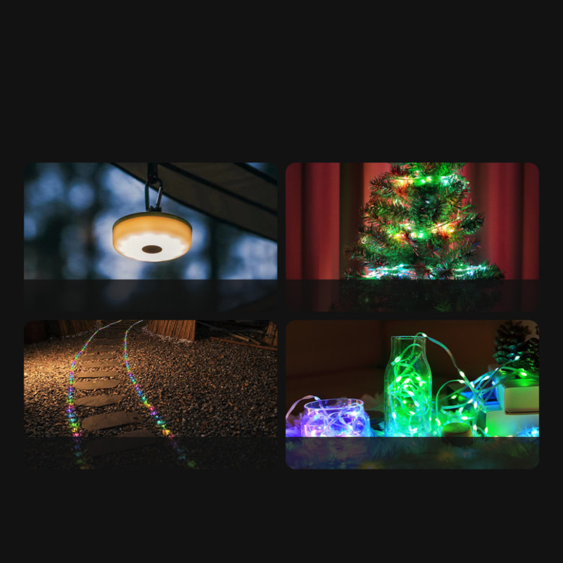 Кемпінговий ліхтар-гірлянда NexTool Milky Way - RGB (7 метрів)