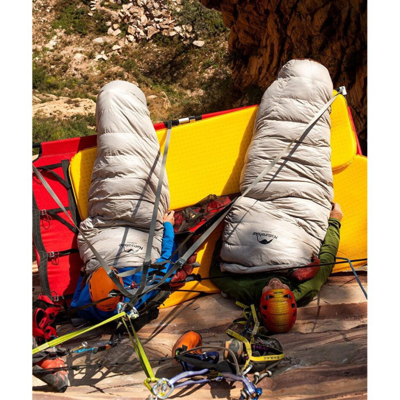 Спальник з натуральним пухом Naturehike Snowbird NH20YD001, p-р L, коричневий 980 г