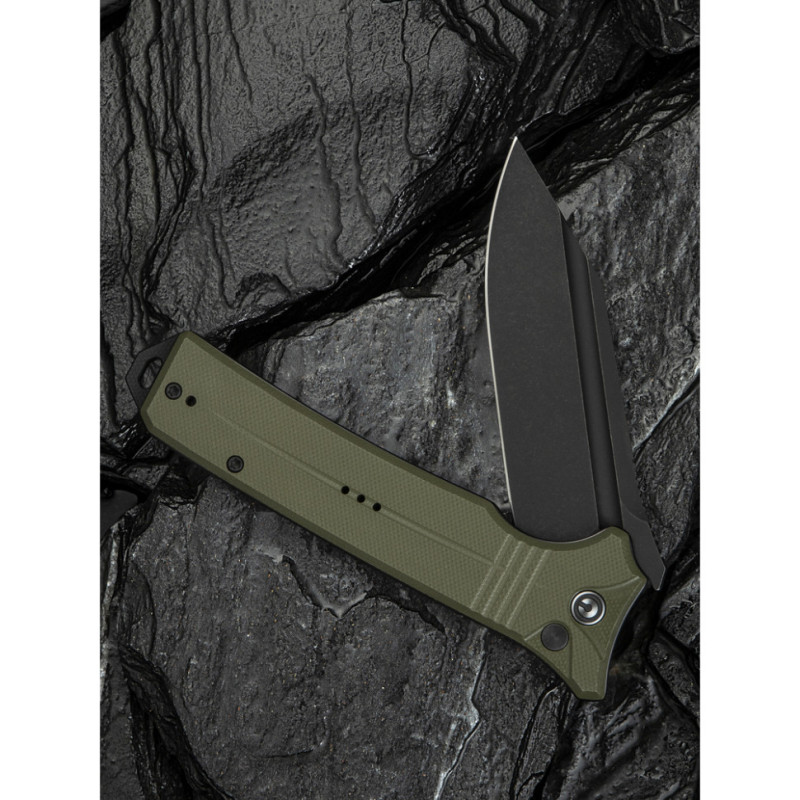 Ніж складаний туристичний Civivi Neurohaptic, (9.5 см) Nitro-V / G10 темно-зелений