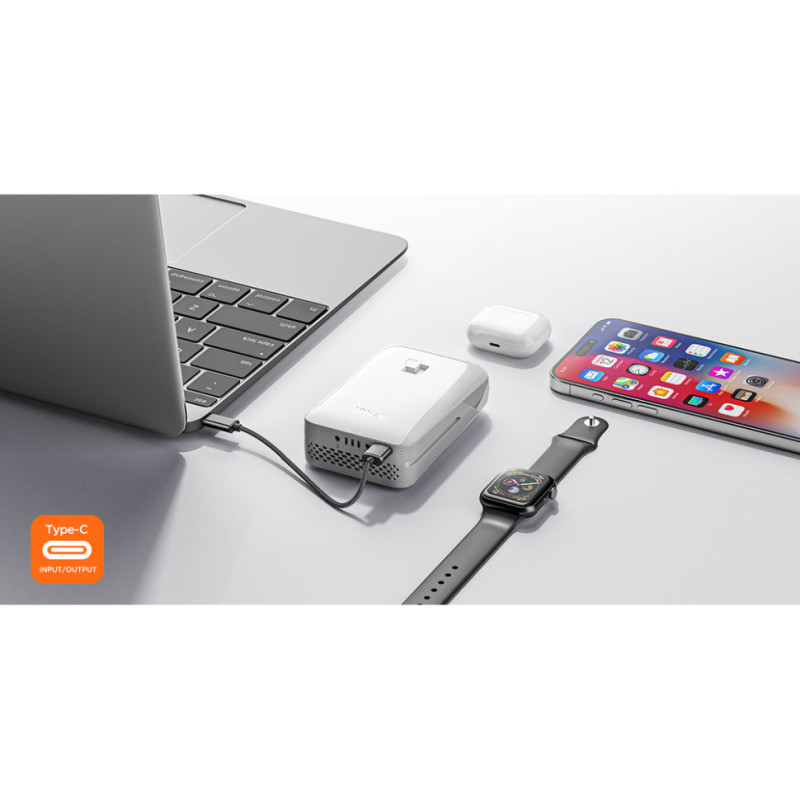 Акумуляторна газонокосарка Litheli, живлення від павербанку (УМБ Litheli Power Bank 20000 mAh, 45 W, 4А SE в комплекті)