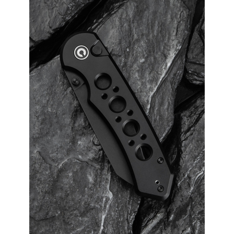Ніж складаний туристичний Civivi Pragma Prime, (8.9 см) 14C28N / Aluminum чорний