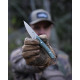 Ніж фіксований кишеньковий Civivi High Grass Field Knife (7,4 см) 14C28N / Micarta зелений з чохлом