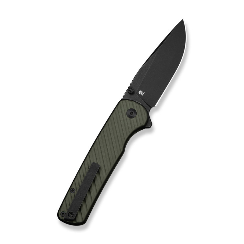 Ніж складаний туристичний Civivi Iron Tide (8.2 см) 14C28N / Aluminum зелений