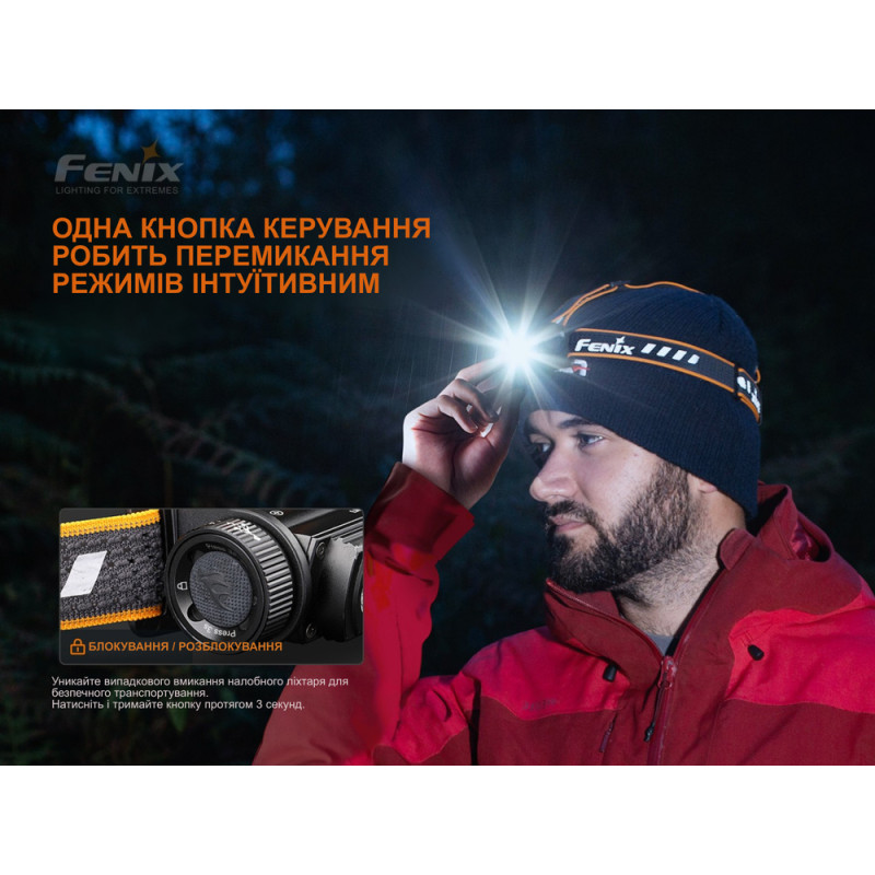 Ліхтар налобний Fenix HM60R, камуфляж | Лімітована серія