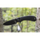 Ніж складаний кишеньковий Ruike P736-AB, (7.5 см) 14C28N / алюміній, чорний