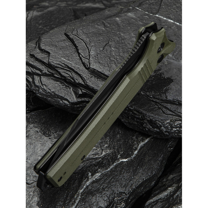 Ніж складаний туристичний Civivi Neurohaptic, (9.5 см) Nitro-V / G10 темно-зелений